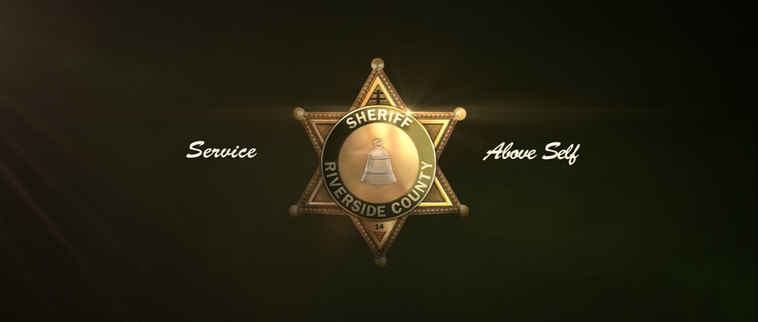 Riverside County Sheriff-Badge-Service Above Self