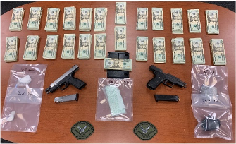 Two Handguns-US Currency-Drug Paraphernalia