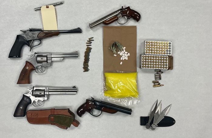 Handguns-Ammo-Drug Paraphernalia