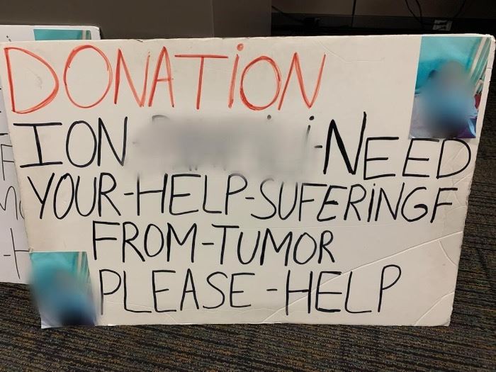 Donation-Sign