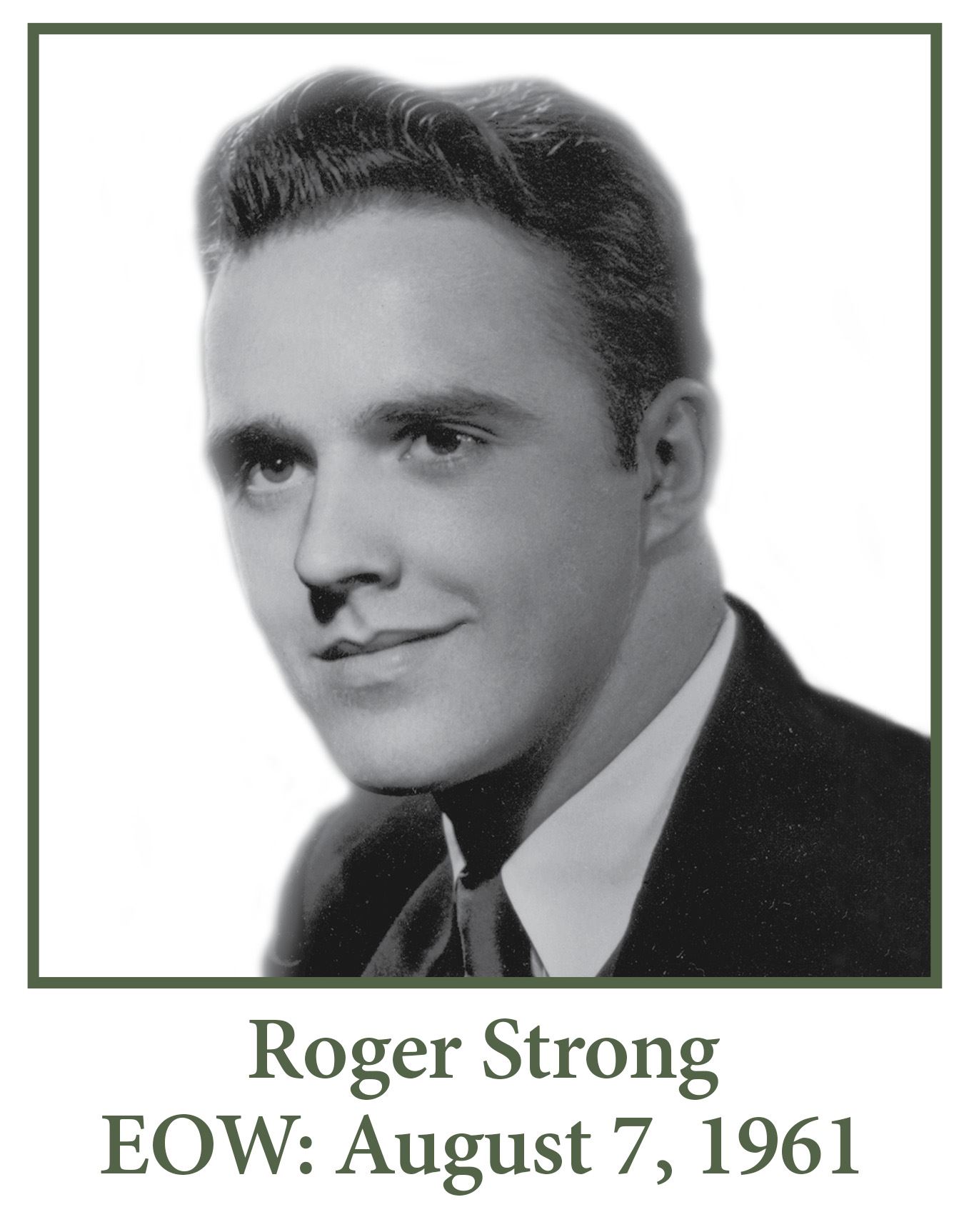Roger Strong EOW August 7 1961
