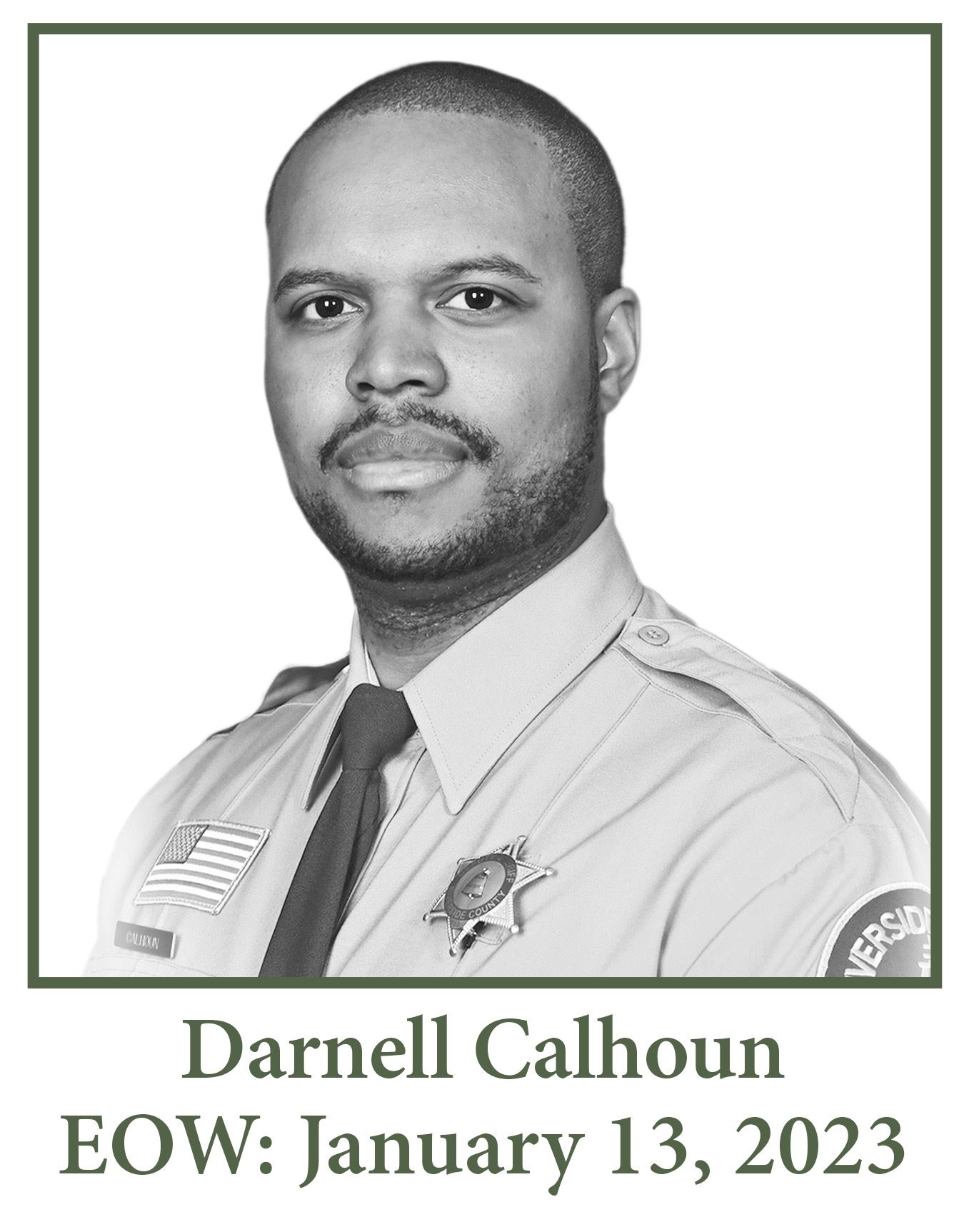 Darnell Calhoun EOW: January 13, 2023