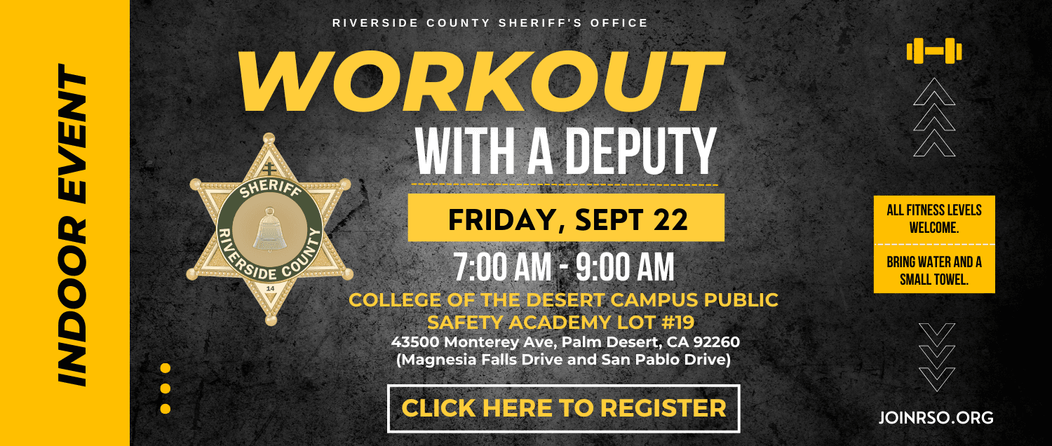 Workout with a Deputy September 22
